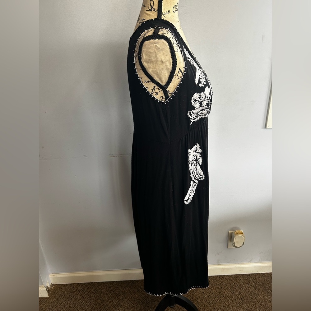 Grace Elements Spring Midi Dress Embroidered Bohe… - image 4